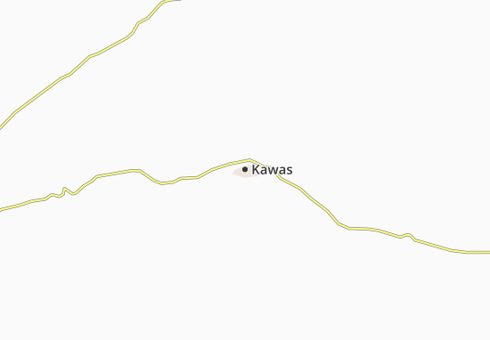 Kaart Plattegrond Kawas