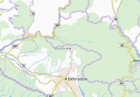 Mussorie Map