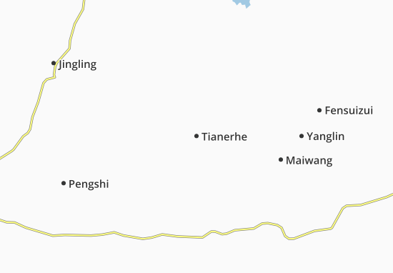 Karte Stadtplan Tianerhe