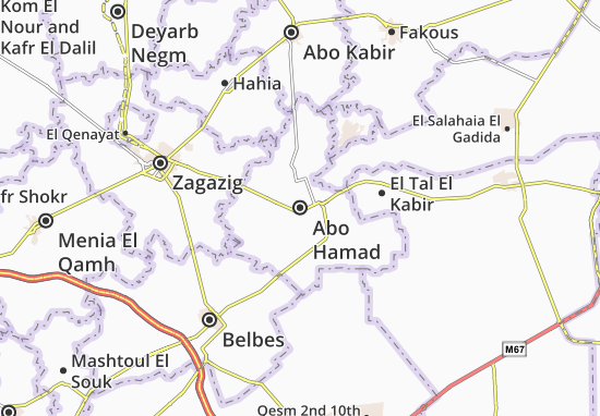 Kaart Plattegrond Abo Hamad