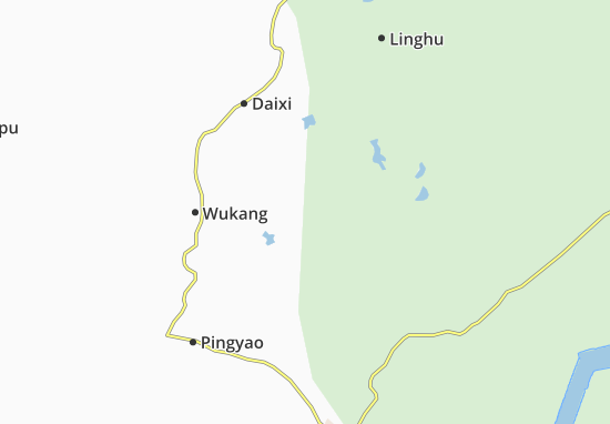 Karte Stadtplan Deqing