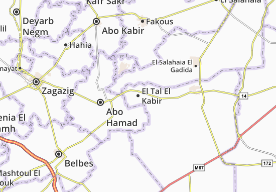 El Tal El Kabir Map