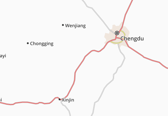 Kaart Plattegrond Shuangliu