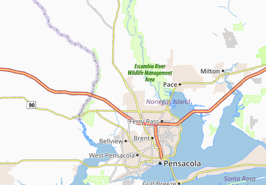Karte Stadtplan Gonzalez