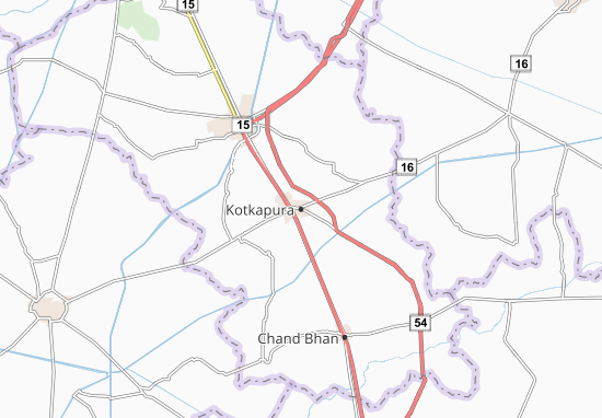 Mapa Kotkapura
