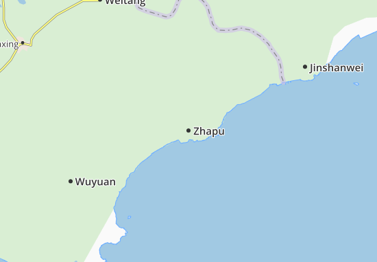 Karte Stadtplan Zhapu