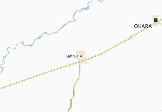 Karte Stadtplan Sahiwal