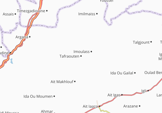 Mapa Tafraouten