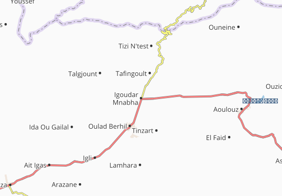 Mapa Igoudar Mnabha