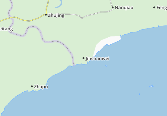 Karte Stadtplan Jinshanwei