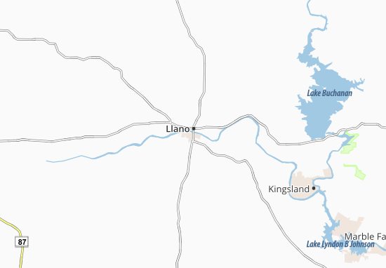 Kaart Plattegrond Llano