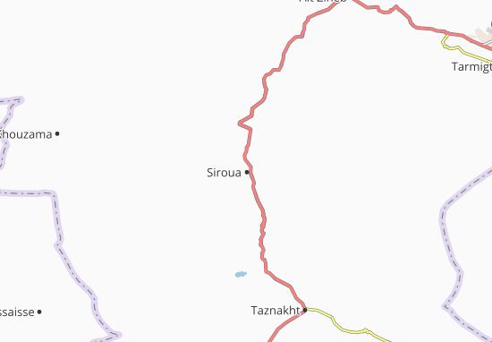 Mapa Siroua