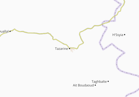 Mapa Tazarine