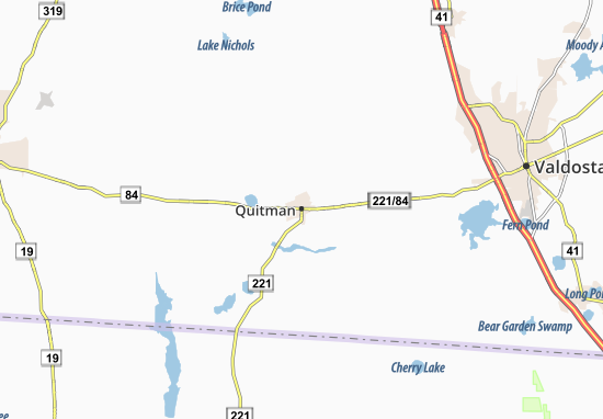 Mapa Quitman
