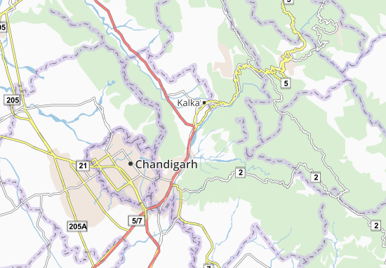Pinjaur Map