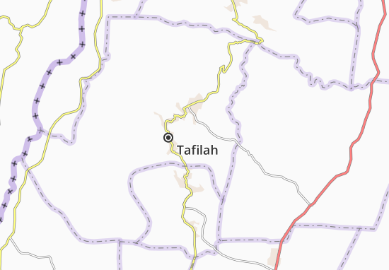 Karte Stadtplan Tafiela Qasabah