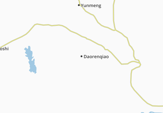 Kaart Plattegrond Daorenqiao