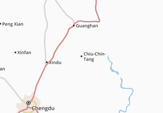 Karte Stadtplan Chiu-Chin-Tang
