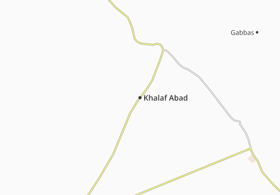 Kaart Plattegrond Khalaf Abad