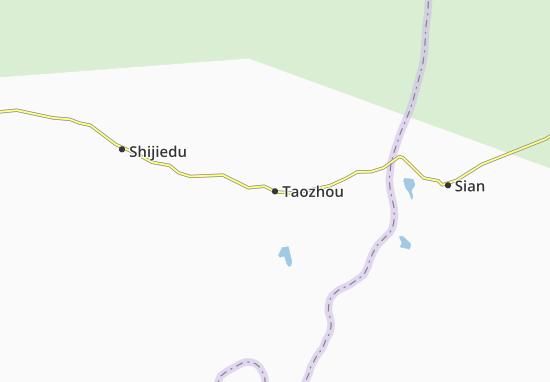 Mapa Taozhou
