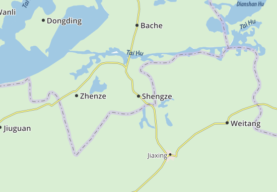 Karte Stadtplan Shengze