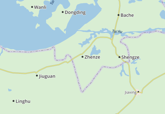Karte Stadtplan Zhenze