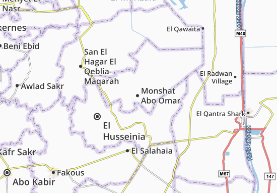 Kaart Plattegrond Monshat Abo Omar