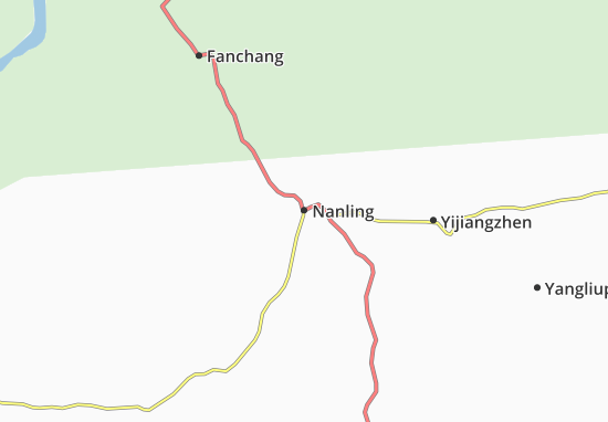 Mapa Nanling