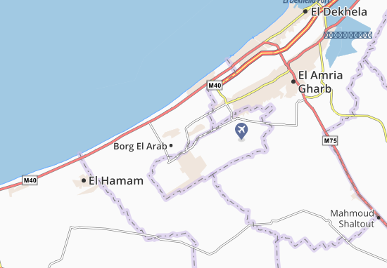Karte Stadtplan Bahig