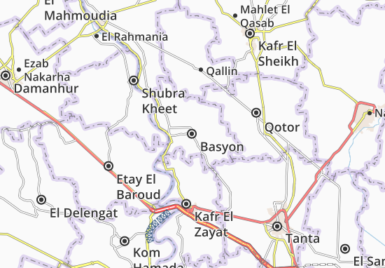 Karte Stadtplan Basyon