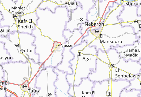 Samanoud Map