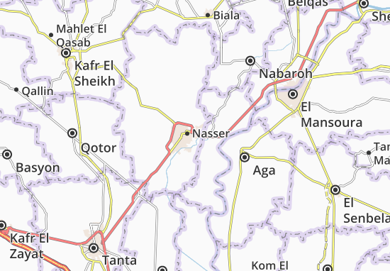 Mapas-Planos Mahalet Abo Ali El Qantara