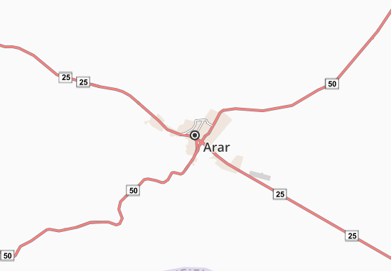 Mapa Arar