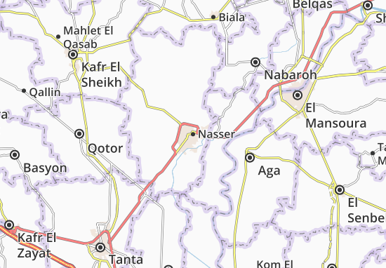 Karte Stadtplan Nasser