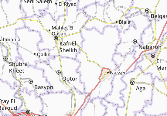 Karte Stadtplan Ezbet Qesm Thany