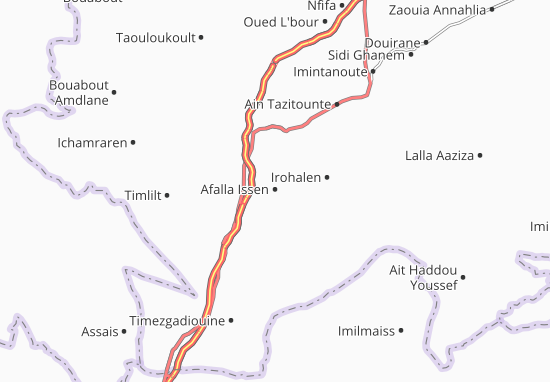 Afalla Issen Map