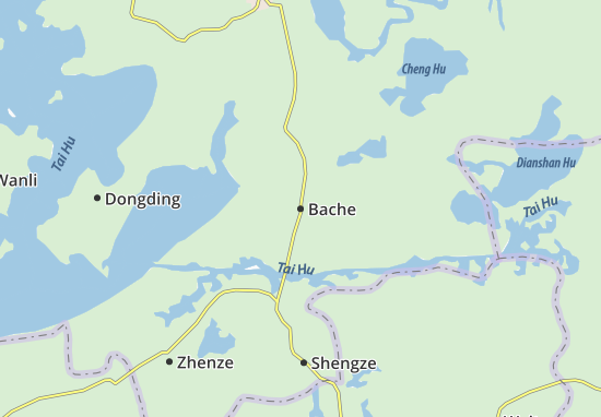 Karte Stadtplan Bache