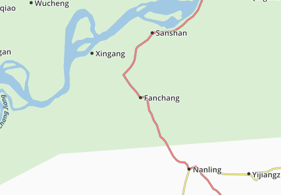 Kaart Plattegrond Fanchang