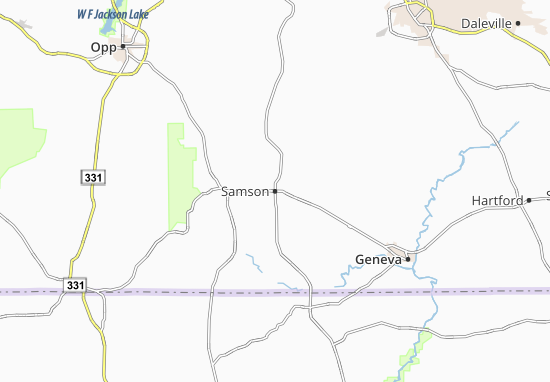 Kaart Plattegrond Samson