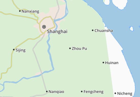 Karte Stadtplan Zhou Pu