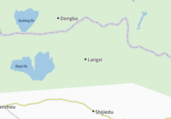 Kaart Plattegrond Langxi