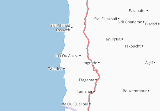 Ida Ou Aazza Map