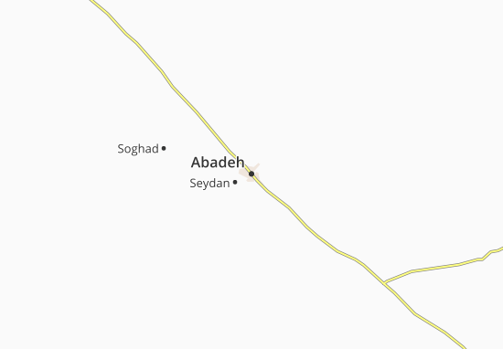 Abadeh Map