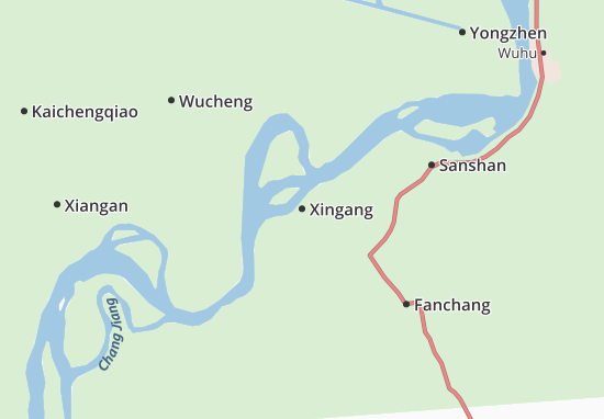 Kaart Plattegrond Xingang