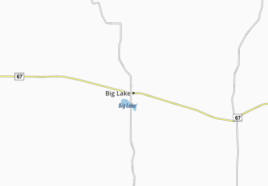 Mapa Big Lake