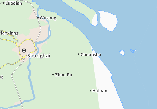 Karte Stadtplan Chuansha