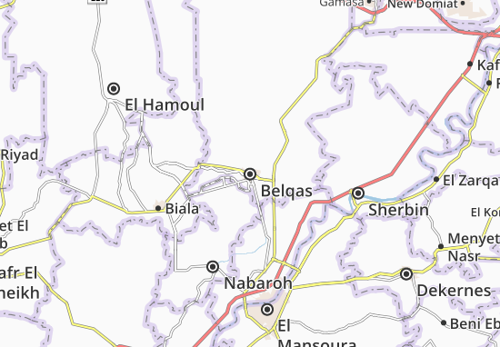 Mapa Belqas
