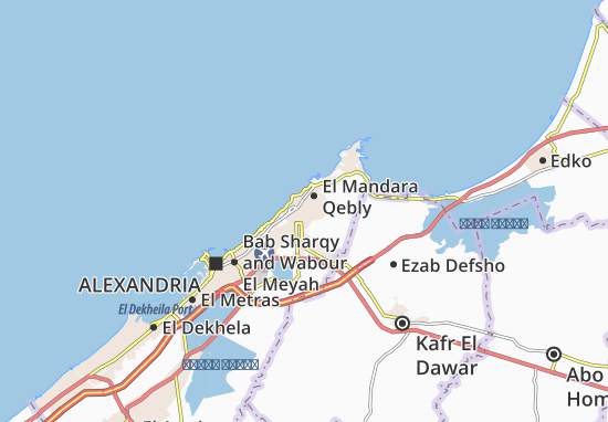 Sedi Beshr El Qably Map