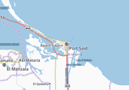 Karte Stadtplan El Arab