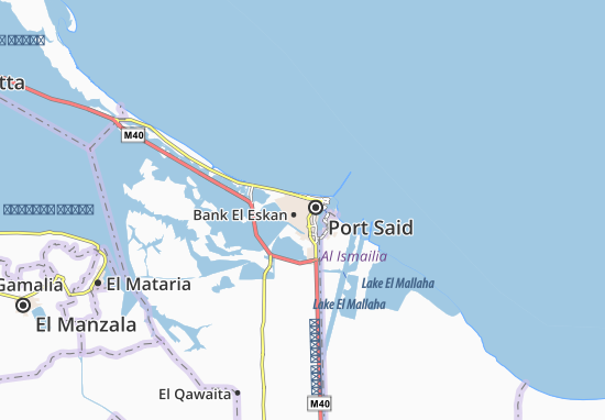 Karte Stadtplan El Galaa